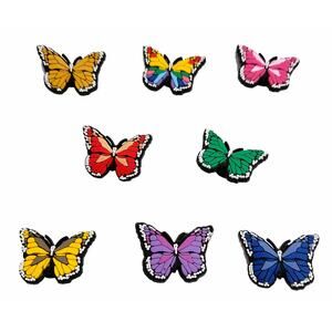 Charms 8-Pcs Butterfly Jibbitz